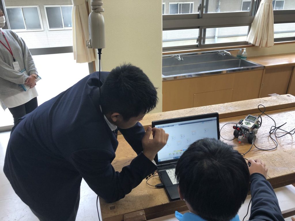 北条北中学校出前授業